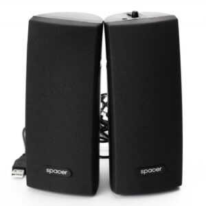 BOXE 2.0 SPACER, RMS: 3Wx2, control volum, mufa casti, black, USB power (SPB-A30)