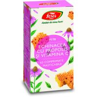 Echinacea cu propolis si vitamina c f170 63cpr FARES