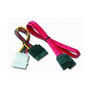 Cablu de date intern S-ATA 48cm + Cablu Alimentare S-ATA 15cm, bulk, GEMBIRD (CC-SATA)