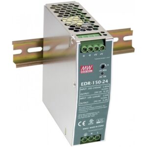 Sursa de alimentare in comutatie MEAN WELL EDR-150-24, 24V, 6.5A, sina DIN