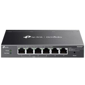 Omada 6-Port Gigabit Easy Managed Switch with 4-Port PoE+