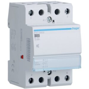 Contactor silentios, 40A, 2ND, bobina 230V Hager ESC240S