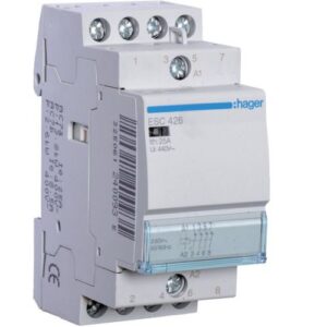 Contactor, 25A, 4NI, 230V Hager ESC426