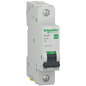 Siguranta automata Easy9 1P 6A 4500A curba C Schneider EZ9F32106