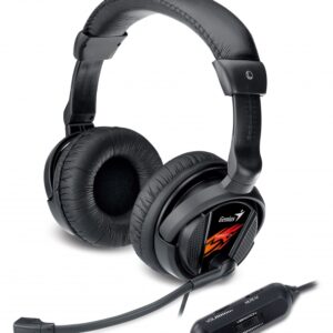 Casti GENIUS 'HS-G500V' + microfon noise cancelling, vibration '31710020101' (include timbru verde 0.01 lei)
