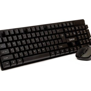 WIRELESS KIT SPACER QWERTY keyboard + optical mouse combo, 2.4GHz, Plug&Play (SPDS-1100)