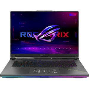 Laptop ASUS Gaming 16'' ROG Strix G16 G614FR, 2.5K 240Hz, Procesor AMD Ryzen™ 9 9955HX (64M Cache, up to 5.40 GHz), 16GB DDR5, 1TB SSD, GeForce RTX 5070 Ti 12GB, No OS, Volt Green