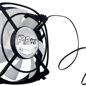 FAN FOR CASE ARCTIC. 'F12 Pro TC' 120x120x25 mm, senzor temperatura, low noise FD bearing (AFACO-12PT0-GBA01)