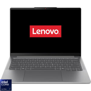 Laptop Lenovo 14'' IdeaPad Pro 5 14IAH10, 2.8K OLED 120Hz VRR, Procesor Intel® Core™ Ultra 7 255H (24M Cache, up to 5.10 GHz), 24GB LPDDR5X, 1TB SSD, Intel Arc 140T, No OS, Luna Grey