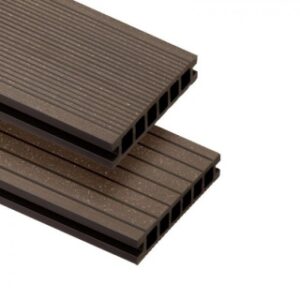 Deck WPC  Bergdeck B140  periat  culoare nuc  BDE003  2200x140x22 mm