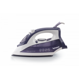 Fier de calcat cu aburi Techwood TFV-2403C, 2400W, talpa ceramica, autocuratare