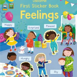 First Sticker Book Feelings Usborne