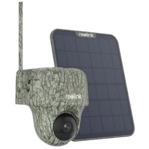 Camera pentru vanatoare Reolink Ranger GO PT G450, GSM 4G, 4K, microfon, difuzor, PIR, IR invizibil 10 m, acumulator 6000 mAh + panou