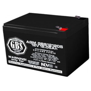 Acumulator stationar 12V 12Ah F1 AGM VRLA GBS GBS121205