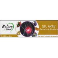 Gel aktiv curcuma si brusture  135ml NATURA PLANT POIENI