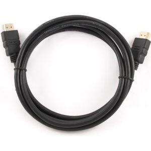 CABLU video Gembird   HDMI (T) la HDMI (T), 1.8m, conectori auriti rezolutie maxima 4K (3840x2160) la 60Hz Negru CC-HDMI4-6