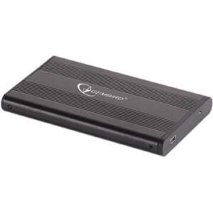 RACK EXTERN GEMBIRD 2.5 HDD S-ATA to USB 2.0, Alu.+ plastic, black, mini-USB 5pin connector