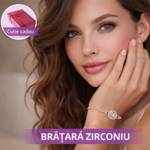 Bratara din aliaj cu elemente din Zirconiu