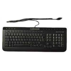 Tastatura ALIENWARE, layout: germana, Multimedia, USB, Negru
