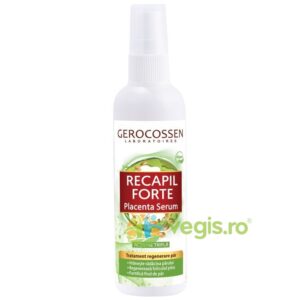 Ser Tratament pentru Regenerarea Parului cu Placenta Vegetala de Grau Recapil Forte 125ml