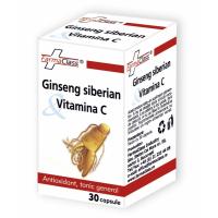 Ginseng siberian & vitamina c 30cps FARMACLASS