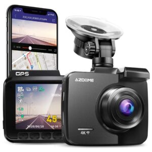 Camera auto DVR AZDOME GS63H, 4K, WiFi, GPS, Unghi 170 , WDR, G-Sensor, mod parcare, filmare in bucla