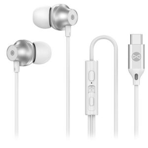 Casca stereo cu mufa tip c - alb Forever GSM187600