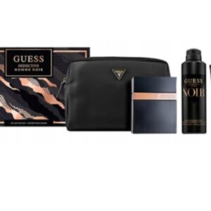 Guess Seductive Noir Homme, Apa de toaleta, 100 ml + Deodorant 226 ml + Gel de dus 100 ml