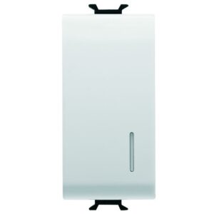 Intrerupator cu revenire led (neinclus) 1 modul 16A Gewiss Chorus GW10132, alb