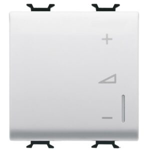 Variator universal 2 module push-buton Gewiss Chorus GW10573A, alb