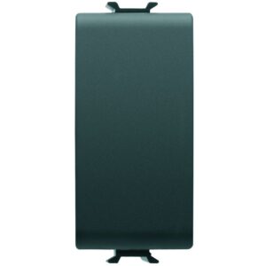 Intrerupator cu revenire 1 modul Gewiss Chorus GW12131, negru satin