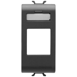 Masca 1 modul pentru priza HDMI Gewiss Chorus GW12431, negru satin