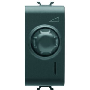 Variator de tensiune 100-900w 1 modul Gewiss Chorus GW12564, negru satin