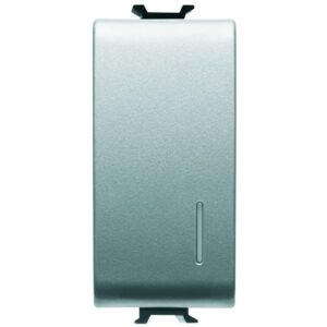 Intrerupator cu revenire cu led 1 modul Gewiss Chorus GW14132, titan