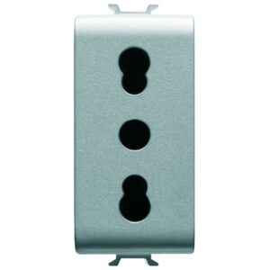 Priza standard italian 1 modul Gewiss Chorus GW14203, titan