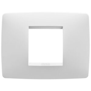 Rama ornament 2 module Gewiss Chorus One GW16102VW, alb satin