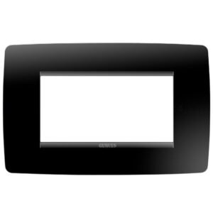 Rama ornament 4 module Gewiss Chorus One GW16104TN, negru toner