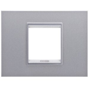 Rama ornament 2 module Gewiss Chorus Lux GW16202YT, titan