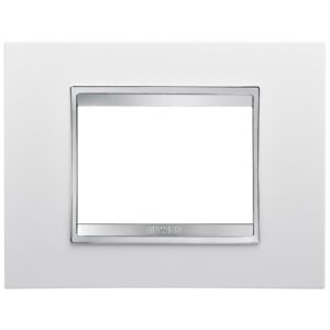 Rama ornament 3 module Gewiss Chorux Lux GW16203TB, alb