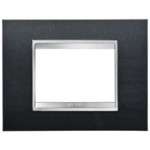 Rama 3 module Gewiss Chorus Lux GW16203VA, ardezie