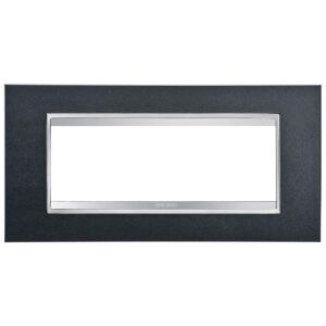 Rama 6 module Gewiss Chorus Lux GW16206VA, ardezie