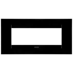 Rama ornament 6 module Gewiss Chorus Geo GW16406TN, negru toner