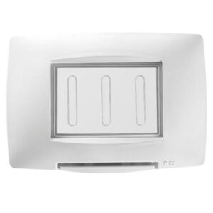 Rama de etansare 3 module IP55 Gewiss Chorus GW16703TB, alb