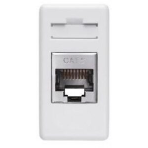 Priza date RJ45 CAT5E 1 modul Gewiss System GW20243, alb