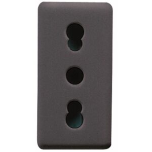 Priza standard italian 1 modul Gewiss System GW21203, negru