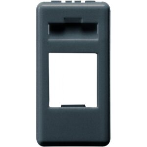 Adaptor pentru conector de date carcasa - AMP / KEYSTONE JACK Gewiss System GW21270, negru