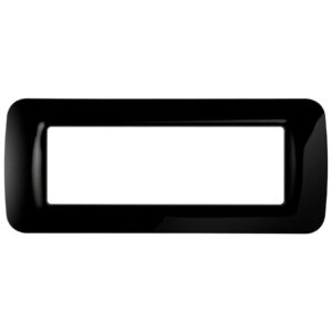 Rama ornament 6 module Gewiss System TOP GW22516, negru