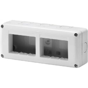 Doza aplicata 3+3 module IP 40 Gewiss System GW27005