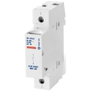 Port fuzibil pentru sisteme fotovoltaice 1P 20A 10,3X38 1000V DC GW96226