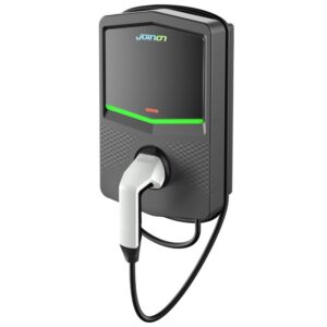 Statie de incarcare auto EV Gewiss GWJ3013A, cu montaj pe perete, alimentare la 400V, putere maxima de incarcare 11kW, 5ml cablu